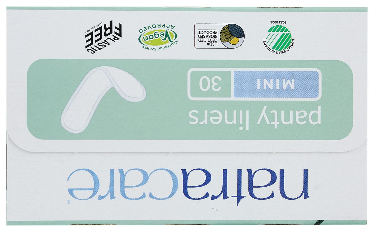 NATRACARE Mini Slipeinlagen, unparfümiert, 30 Stück