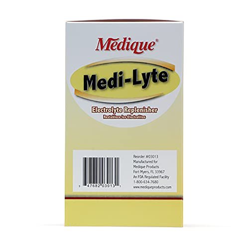 Medique Medi-Lyte Elektrolyt-Auffüller – Schnelle Linderung bei Hitze, Stress, Erschöpfung und Muskelkrämpfen – Leicht zu schluckende Tabletten, 500 Tabletten (250 x 2)