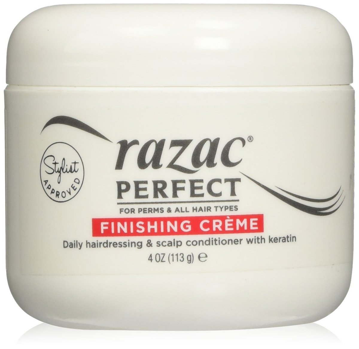 Razac Perfect for Perms Finishing Creme – Tägliche Haarpflege- und Kopfhautcreme, 118 ml