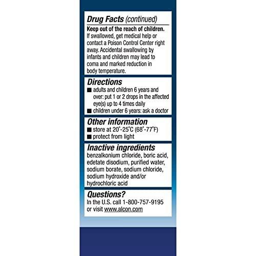 NAPHCON-A Allergie-Augentropfen 0,5 oz – Linderung bei juckenden, tränenden Augen