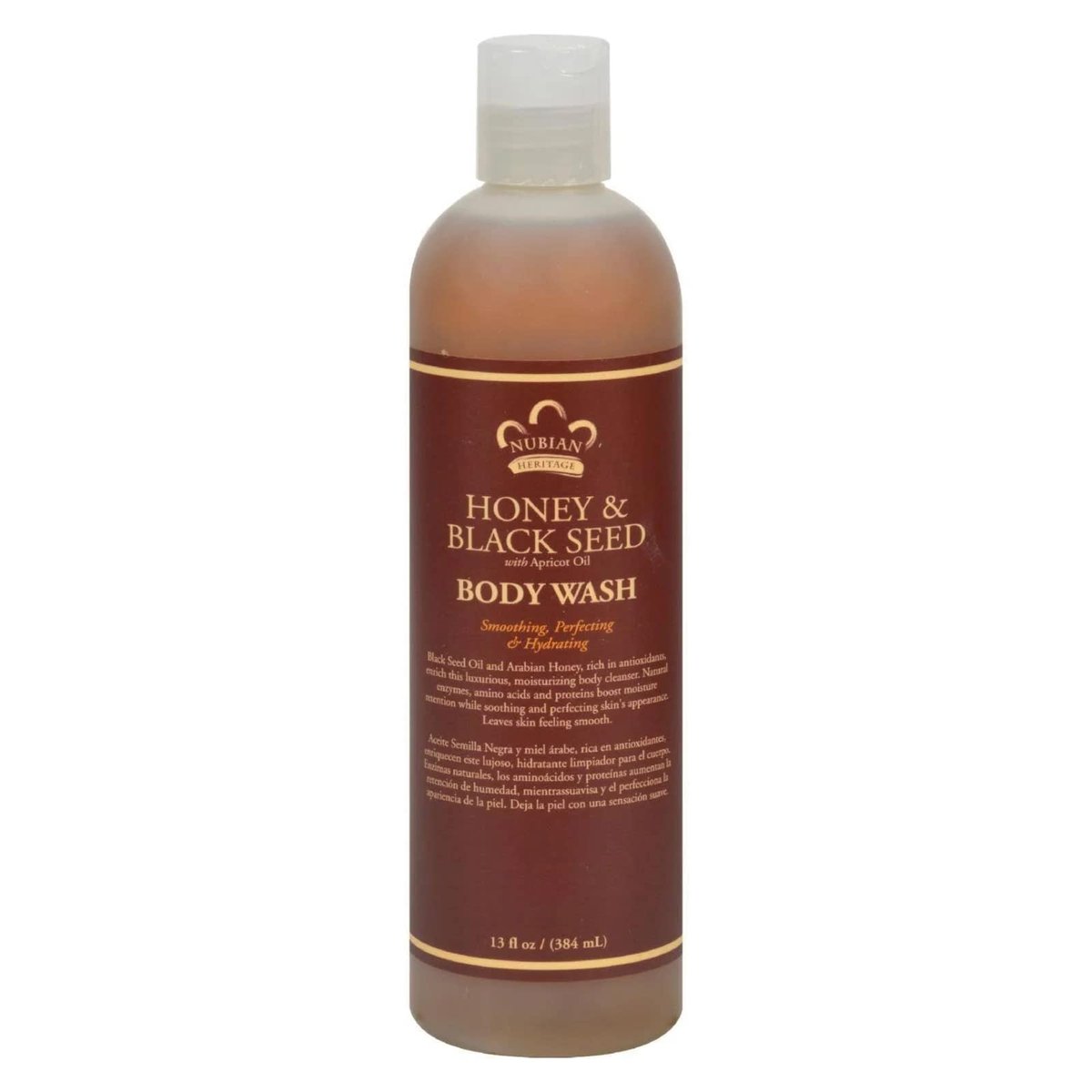 Nubian Heritage Duschgel, Honig und Schwarzkümmel, 390 ml