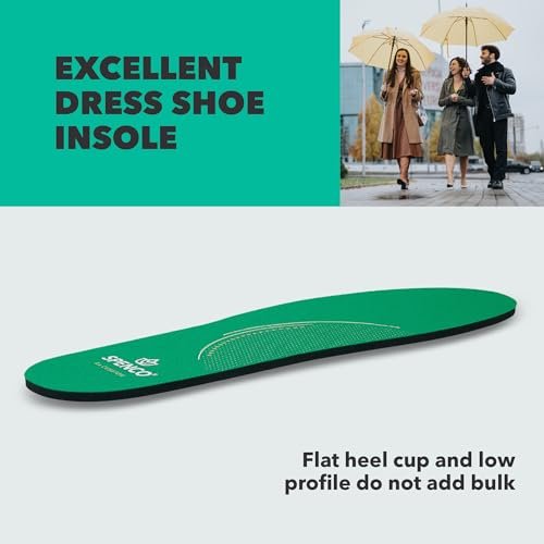 Spenco Rx Comfort Thin Lightweight Dämpfende Orthotic Einlegesohle, Herren 12-13.5