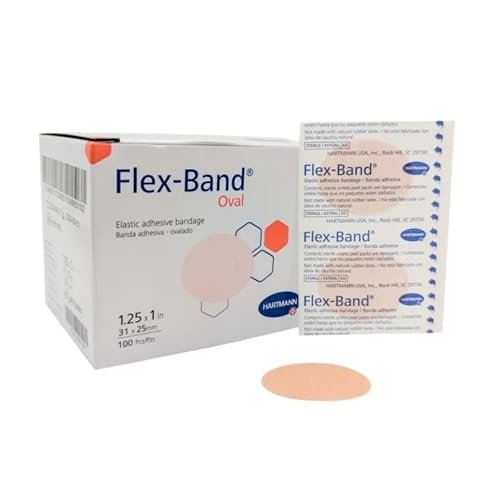 Flex-Band Wundschnellverbände, Oval, 100 Stück