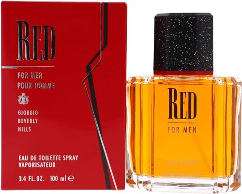 Giorgio Beverly Hills Herren Eau de Toilette, Red, 3,4 Fl Oz