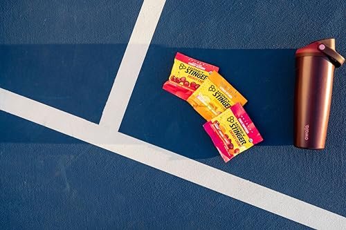 Honey Stinger Bio-Kirschblüten-Energiekaugummi, glutenfrei & koffeinfrei, für Training, Laufen und Sport, 21,6 Unzen (12er-Pack)