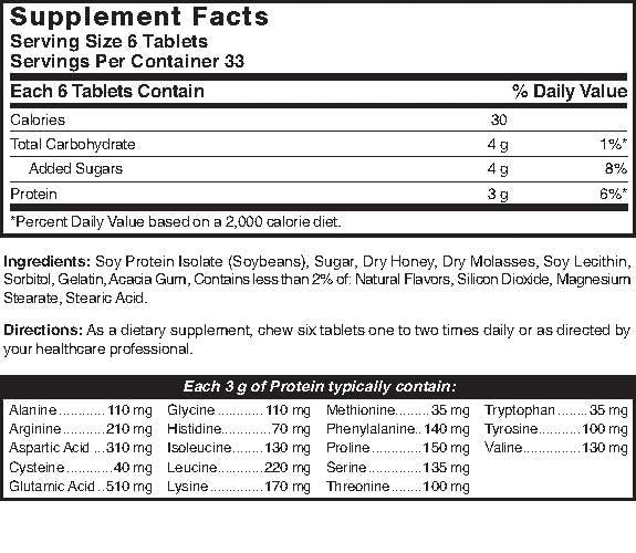 Nature's Blend Proteintabletten Honiggeschmack 200 Tabletten
