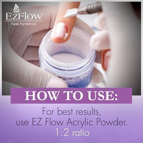 Ez Flow Q Monomer Acryl-Flüssigkeit für Nägel – Maximale Haftung, Vergilbungsschutz, DIY Salon & Zuhause, 30,4 Fl Oz