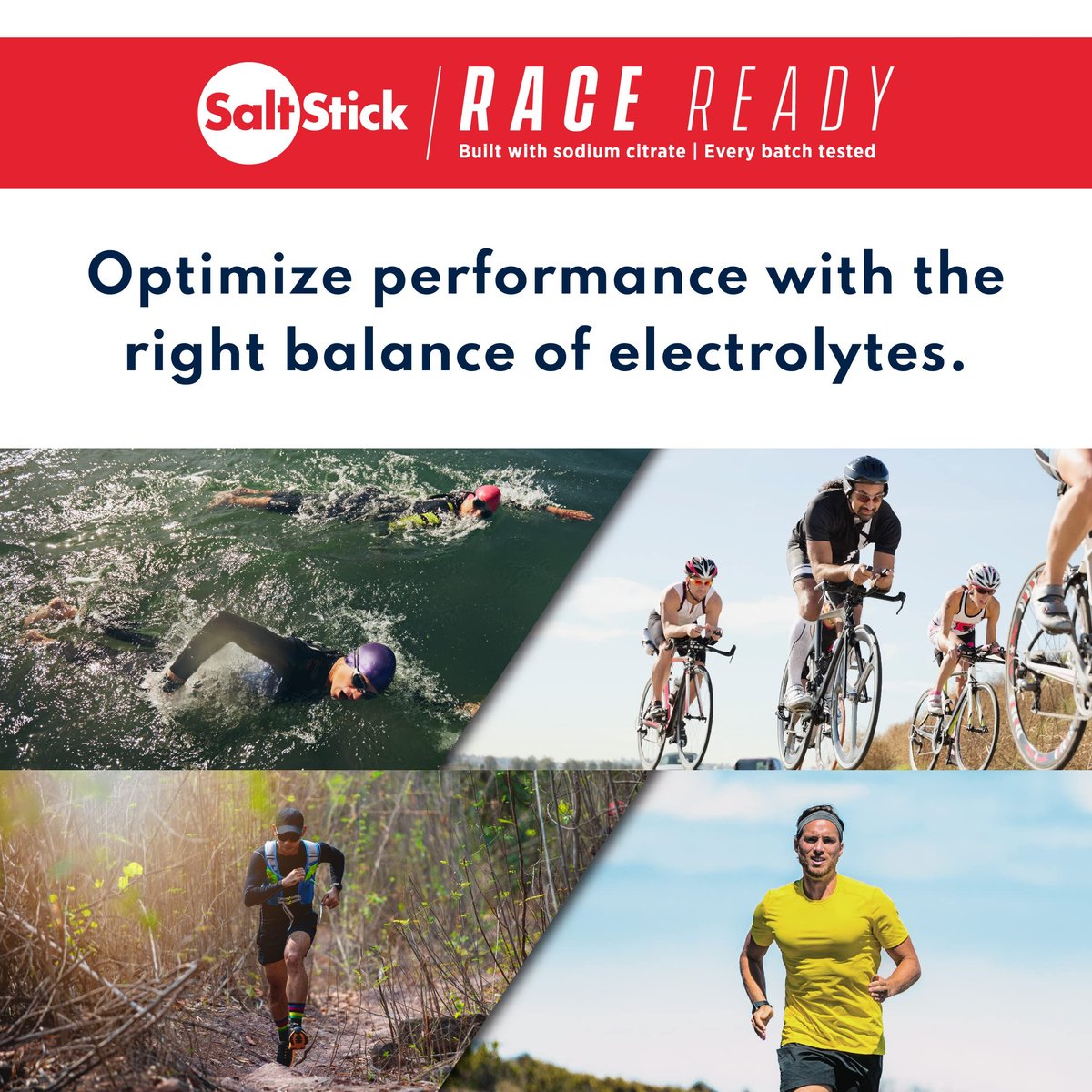 SaltStick Elektrolyte mit Koffein – Salzpillen für Läufer, Hydration, Krämpfe, Erholung, Wanderausrüstung – Salz, Magnesium, Kalium, Vitamin D3 – 100 Kapseln