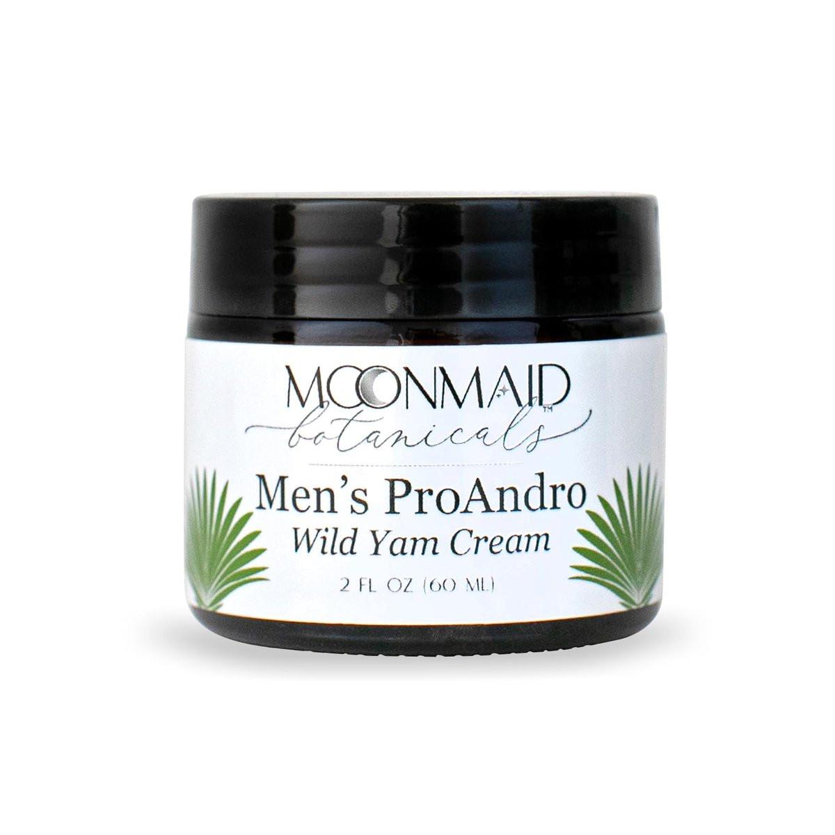 MoonMaid Botanicals ProAndro Männer Wild Yam Creme mit Sägepalme für Männer – Seine Wild Yam Creme, 56 g