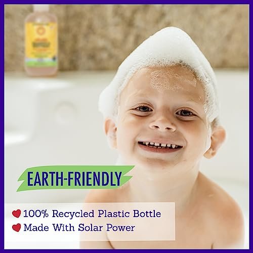 California Baby Calendula Babyshampoo + Babywaschgel | 100 % pflanzlich | Beruhigendes Lavendel-Körperwaschmittel für empfindliche Haut | Hypoallergen | 251 ml / 8,5 oz