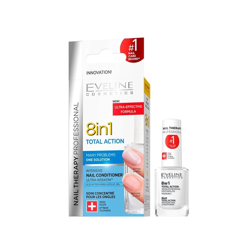 Eveline Cosmetics Total Action 8 In 1 Intensive Nagelbehandlung und Pflege