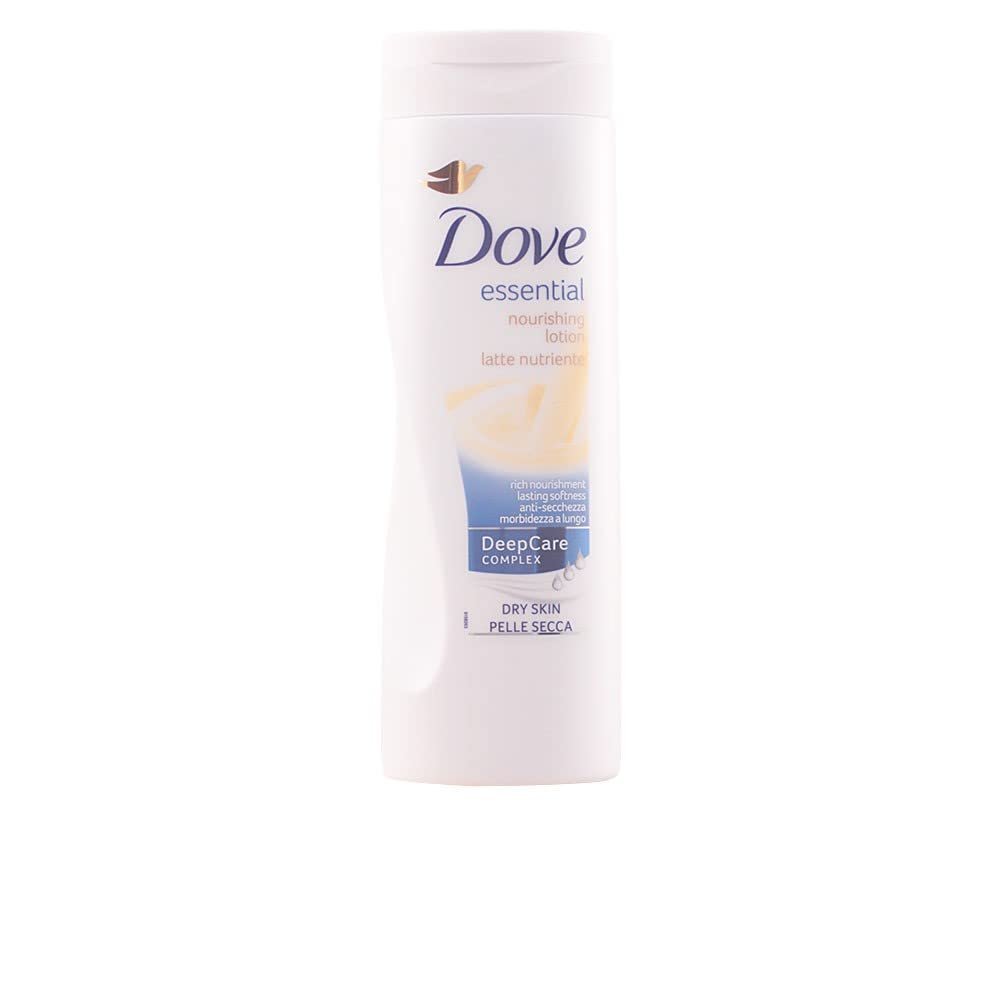 Dove Essential Nourishing Lotion 13,6 Oz – Feuchtigkeitsspendende Körperlotion für trockene Haut