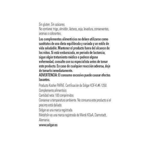 Solgar Folat 666 µg DFE (Metafolin 400 µg) – 100 Tabletten