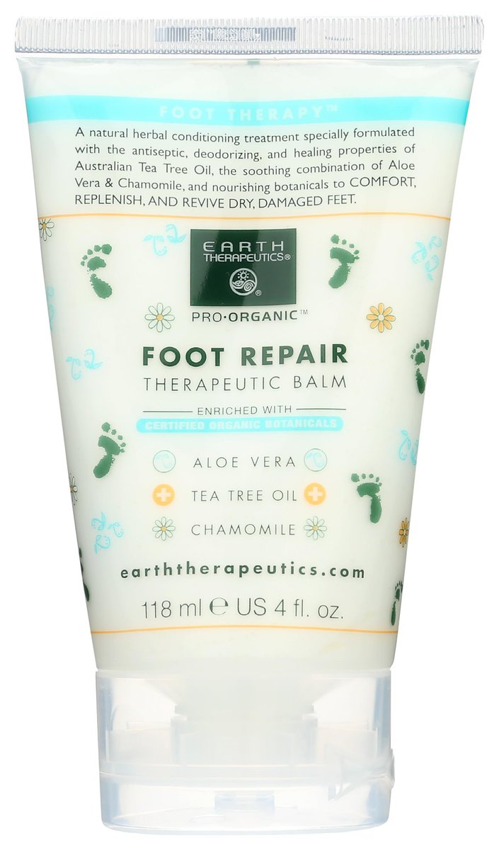 Earth Therapeutics Fußreparatur-Balsam, 118 ml – Intensive Pflege für trockene, rissige Füße