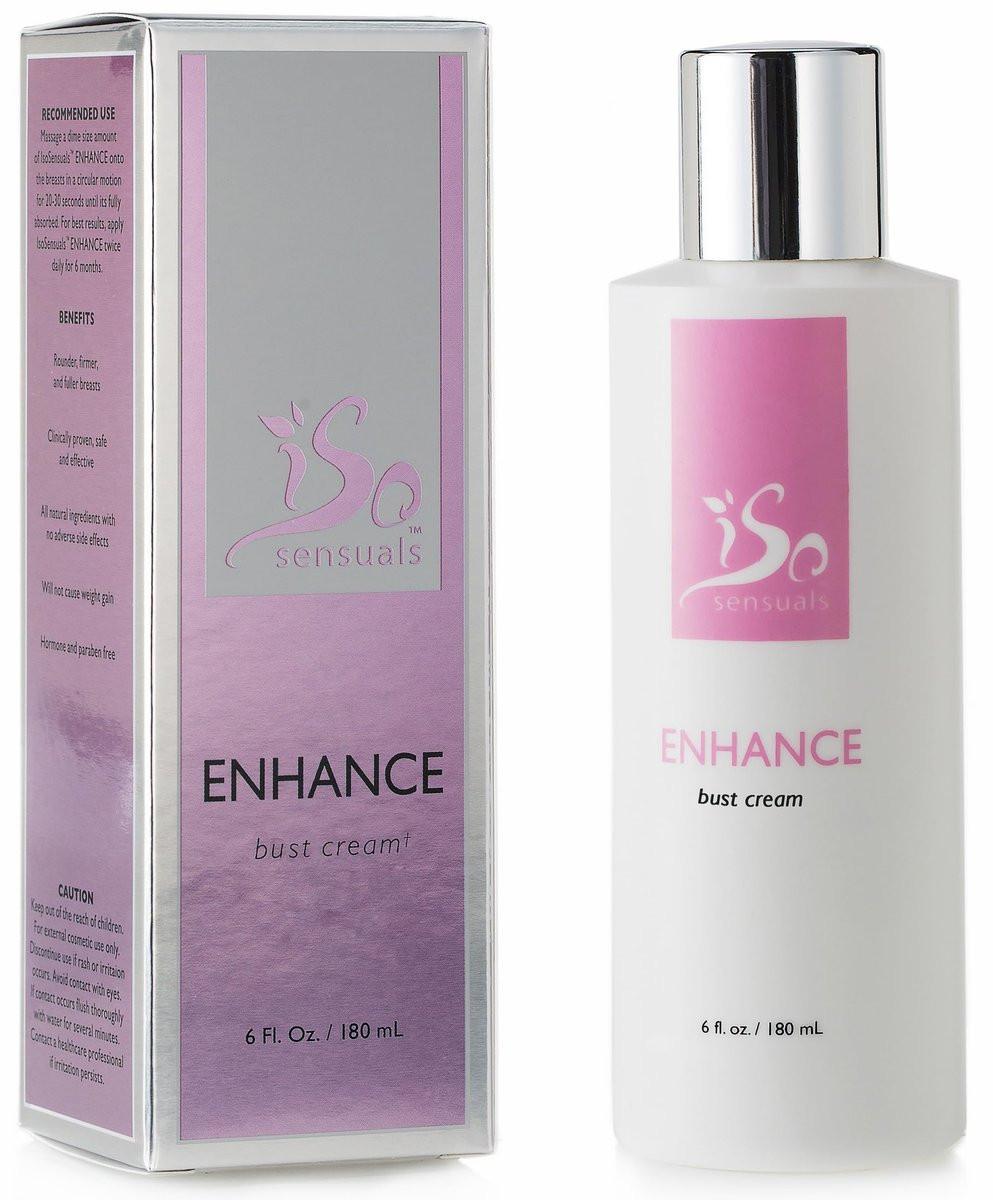 IsoSensuals ENHANCE - Brustvergrößerungscreme mit schneller Wirkung - Straffende und festigende Brustpflege - Großzügige 2-Monats-Versorgung
