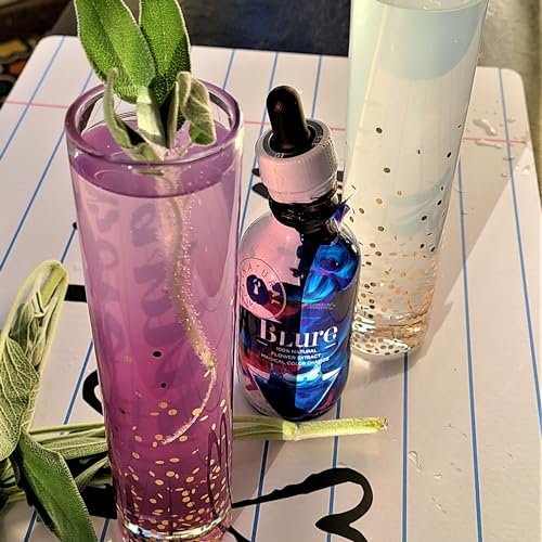 Wild Hibiscus B’Lure Schmetterlingserbsenblütenextrakt | 100 ml | Natürlicher blauer botanischer Extrakt | Magischer farbwechselnder Cocktail- & Kulinarik-Konzentrat