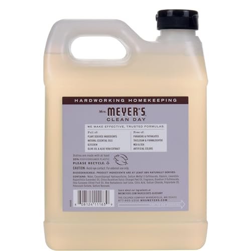 MRS. MEYER'S CLEAN DAY Flüssigseife Nachfüllpack Lavendel, 33 Fl Oz