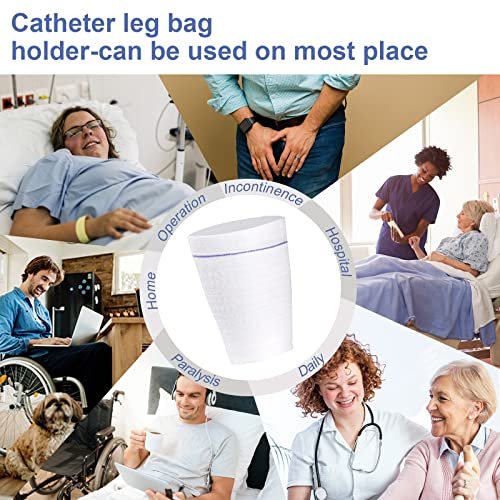 2er-Pack Beinbeutelhalter für Katheter – Haltbarer Urinbeutelhalter für Männer und Frauen, Katheterzubehör, Stabilisierungsvorrichtung