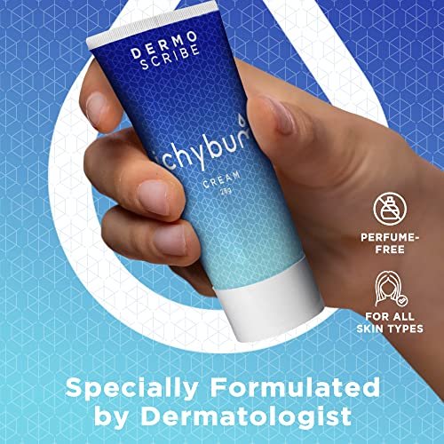 Dermoscribe Ichybum Anal Juckreiz Creme - Hämorrhoiden Juckreiz Creme bei chronischem Juckreiz, Hämorrhoiden & Fußpilz, mit Hydrocortison & Clioquinol, 28g