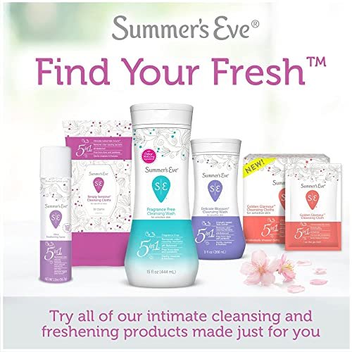 Summer's Eve Blissful Escape Feuchttücher für die Intimhygiene, 32 Tücher, 4er-Pack