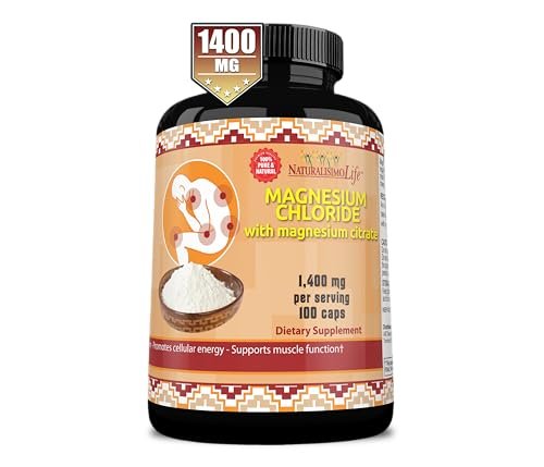 Magnesiumchlorid (Magnesiumchlorid) 1.400 mg pro Portion mit hoher Absorption durch Magnesiumcitrat