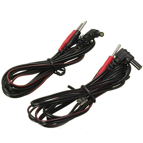 VeniCare 4er-Pack Ersatzkabel für TENS-Geräte – Kompatibel mit Intensity 10, TENS 2500, 3000, EMS 7500, Twin Stim
