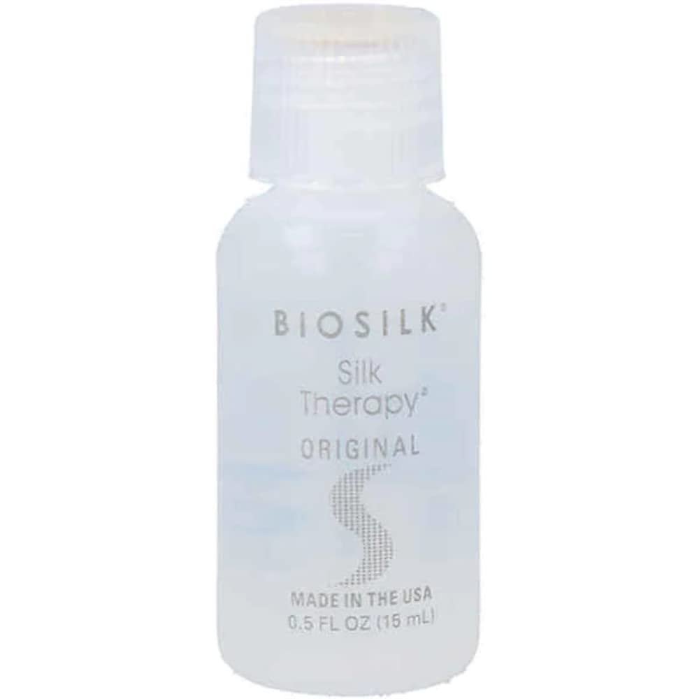 BioSilk Silk Therapy Original Serum – 0,5 Unzen Feuchtigkeitsspülung für seidig glänzendes Haar