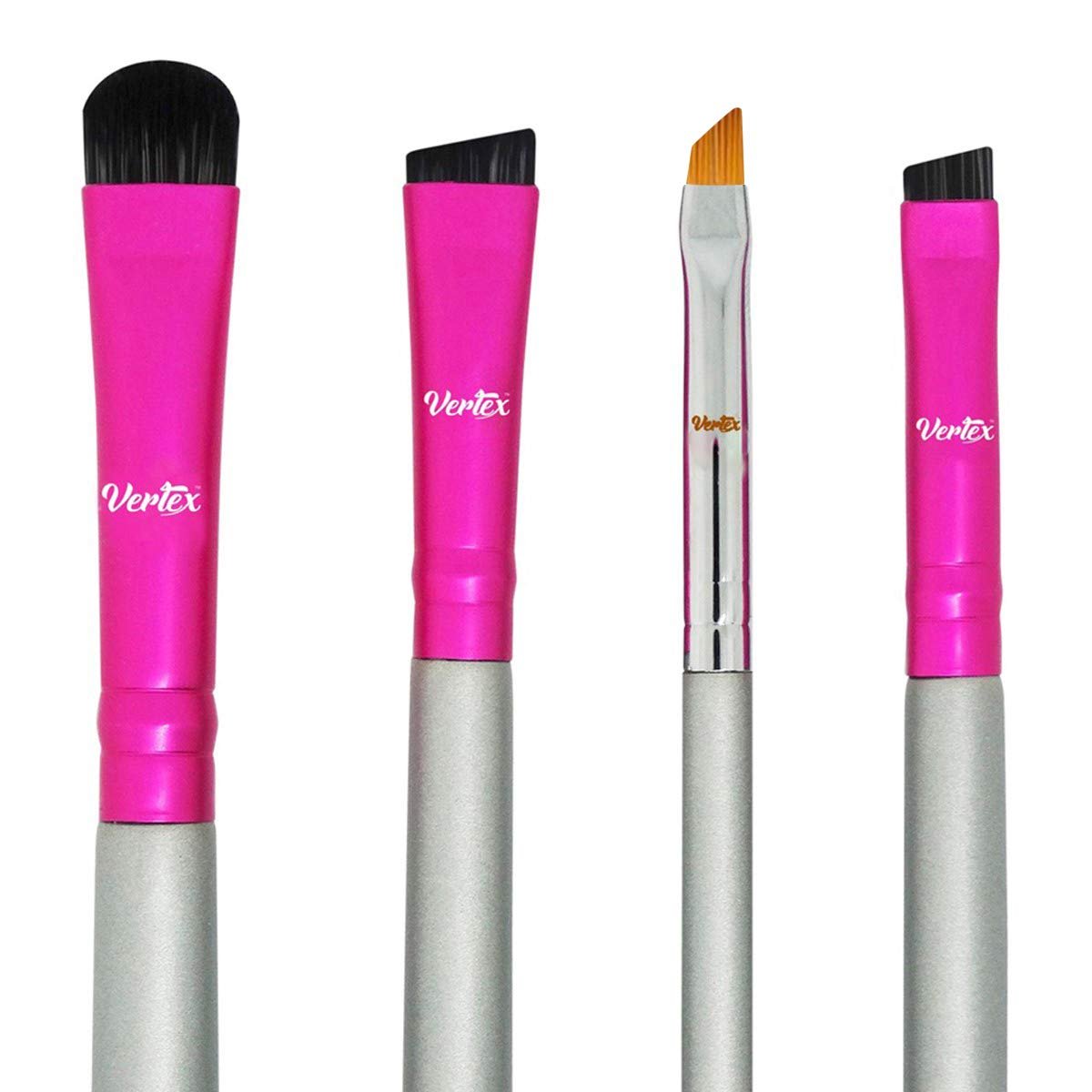 Eyebrow Brush Kit - 4-teiliges Augenbrauen-Pinselset mit abgewinkeltem Pinsel, Spoolie-Bürsten und Präzisionsspitzen für perfekte Brauen - görsel 16