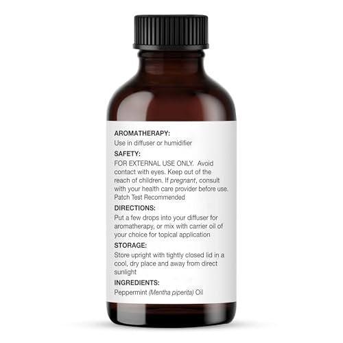 Majestic Pure Pfefferminzöl 100% rein und natürlich – 30 ml mit Glas-Dropper für Diffuser, Aromatherapie, Seifen- und Kerzenherstellung