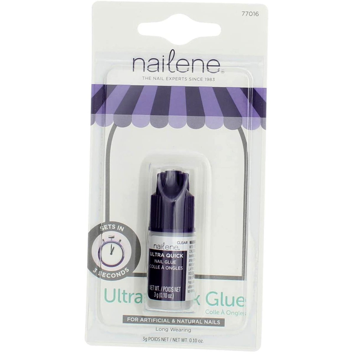 Nailene Ultra Quick Nail Glue 3er-Pack – 0,1 Unzen Klarer Nagelkleber - görsel 13