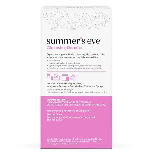 Summer's Eve Douche Island Splash – pH-ausgeglichene Intimhygiene für Frauen, 2 Flaschen à 4,5 Unzen, 6er-Pack