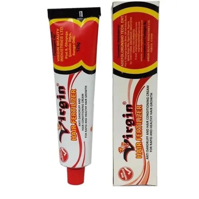 Virgin Hair Fertilizer Verbesserte Formel 125g - Haarwuchsbehandlung für Männer & Frauen