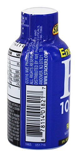 Stacker 2 Blue Raspberry B12 Energy Shot (12er-Pack) – 60 ml pro Portion