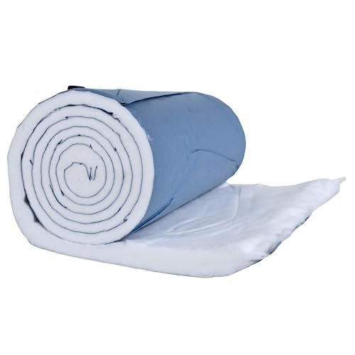 Vakly 100% Baumwollrolle 1 Pfund – Große, unsterile, weiche & saugfähige 12" x 56" Baumwolle für Wundversorgung, Gipsverbände, Schönheit & Basteln – Leicht reißbare Rolle