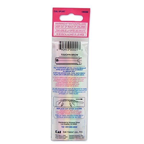 KAI TOUCH N BROW Augenbrauenrasierer, 3 Stück (2er-Pack)