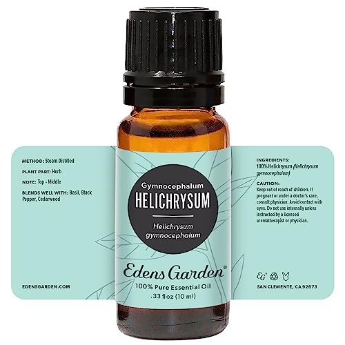 Edens Garden Helichrysum Gymnocephalum Bio-Öl – 100% reines, unverdünntes ätherisches Öl für Aromatherapie, Diffuser, Haut & Haare 10 ml
