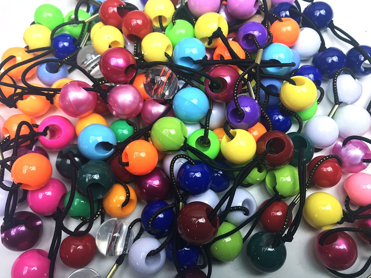 24-teiliges Haargummiset für Mädchen – Elastische Zopfgummis in verschiedenen Farben