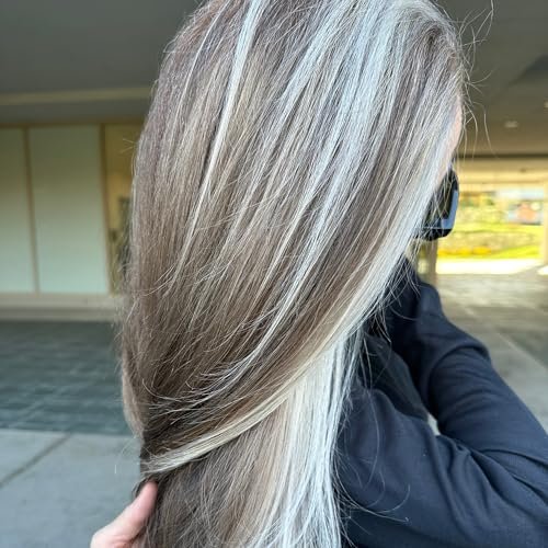 RUSK Deepshine Platinum Conditioner – Sanfter Conditioner gegen Gelbstich für platinblondes, silbernes, graues, weißes und blondes Haar, 355 ml