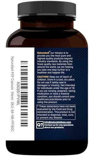 NatureBell P5P Vitamin B6 100 mg pro Portion, 240 Kapseln | Aktiviertes Pyridoxal-5-Phosphat – Essentielle B-Vitamine für Gehirn- und Gedächtnisgesundheit – Nicht-GMO