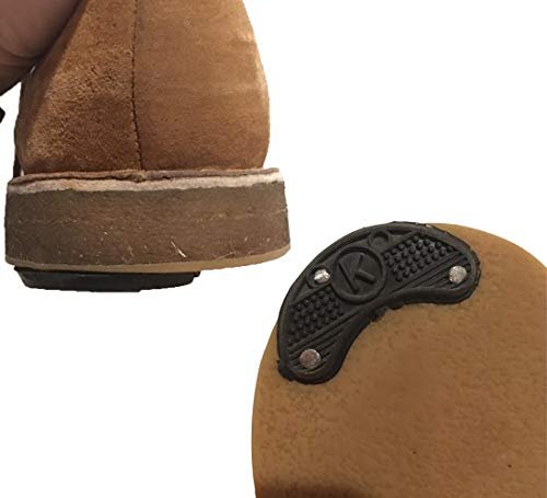 GOETOR Absatzplatten 30 Stück Gummi Schuhabsatzspitzen Reparatur-Pads Ersatz für Stiefel und Schuhe mit Nägeln (Schwarz)