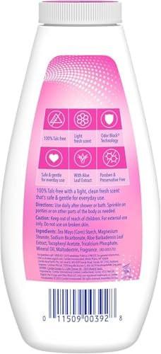 Vagisil Geruchsblocker Deodorant Puder für Frauen – Verhindert Scheuern, Talkumfrei, 8 Unzen (3er-Pack)