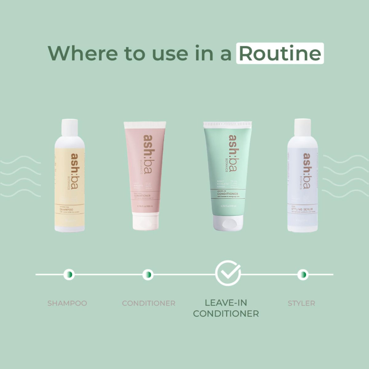 Ashba Botanics Leave-in Conditioner Frizz Control – Feuchtigkeitsspray für trockenes & dehydriertes Haar | Mit Rosmarin-Extrakt | Lockencreme für Männer & Frauen – 240 ml