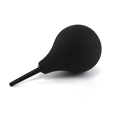 TopQuaFocus 8 Unzen Einlaufballon-Set – Anal- und Vaginaldusche mit Silikonballon und 4 auswechselbaren Aufsätzen, 224ml (5-teilig), Schwarz