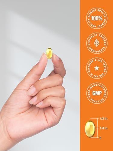 Horbäach Vitamin D3 K2 5000 IE | 100 µg MK-7 Komplex | 180 Weichkapseln | Non-GMO & Glutenfrei