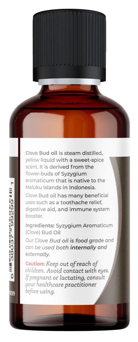 Viva Doria 100 % reines Nelkenknospen-Öl, unverdünnt, Lebensmittelqualität, 30 ml