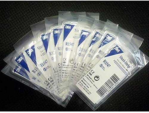 3M Steri-Strip Wundverschlussstreifen verstärkt - 1/2" x 4" - 20 Packungen mit je 6 Streifen (120 Streifen)