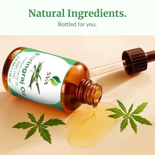 SVA Bhringraj Premium Trägeröl 118ml mit Pipette für Haaröl, Kopfhautmassage & Hautpflege