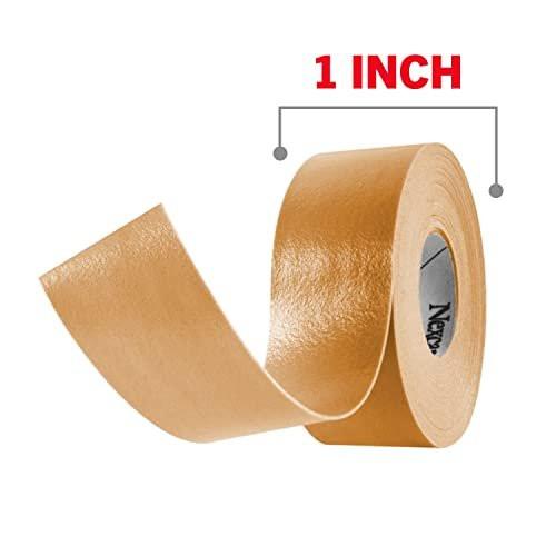 Nexcare Blasenprävention Tape, wasserdichtes Schaumstoff-Medizintape, haftet fest auf der Haut, um Blasen zu verhindern – 2,5 cm x 4,5 m, 1 Rolle