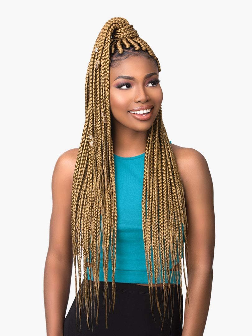 Sensationnel X-Pression 100% Kanekalon Crochet Braid - 2X RUWA Pre-Stretched 30" (6er-Pack, Farbe 2)