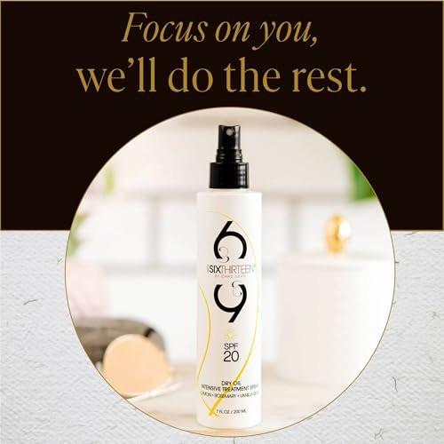 WEN 613 by Chaz Dean Trockenöl Intensivbehandlungsspray mit SPF 20 – Sonnenschutzspray, Bräunungssonnencreme, Sonnenlotion, Sonnenschutz, Bronzender Sonnenschutz – Zitrone Rosmarin Vanille Bohne, 207 ml